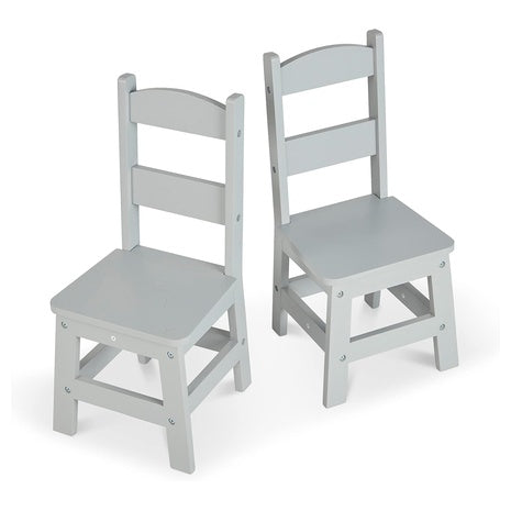 2-Pack Melissa & Doug Wooden Chairs