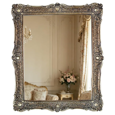 Oigumr 10'' X 12'' Antique Gold Freestanding Or Wall-Mounted Mirror