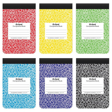 6-Pack Oxford Jr. Composition Notebooks
