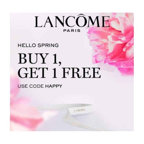 BOGO Free Lancome Skincare, Makeup, and Fragrance!