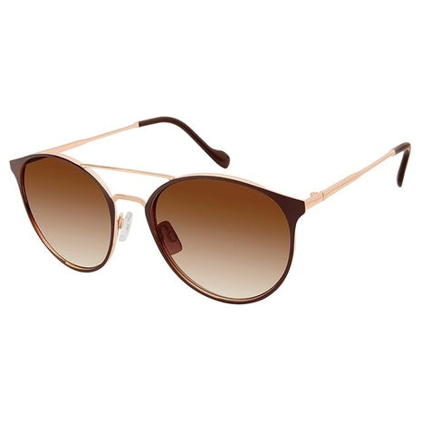 Jessica Simpson Women's J5564 Retro 56mm Metal Sunglasses