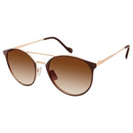 Jessica Simpson Women's J5564 Retro 56mm Metal Sunglasses