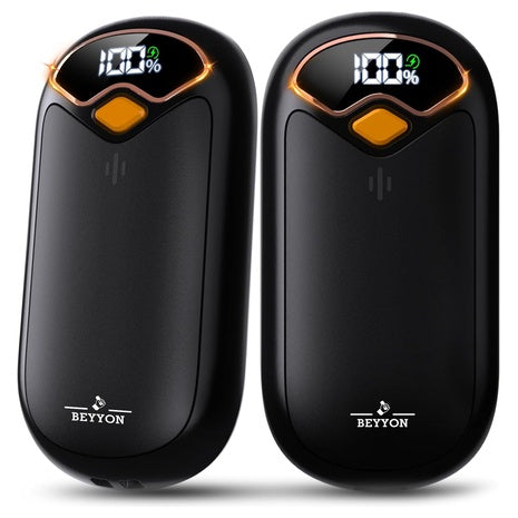 2 Rechargeable Hand Warmers with 4 Heat Levels