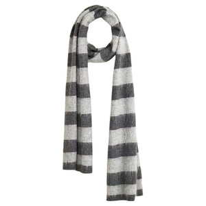 Women's Brushed Charcoal Grey Cashmere Scarf