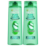 2 Garnier Fructis Pure Clean Shampoo