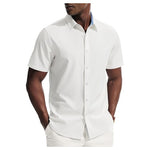 PJ Paul Jones Men’s Short Sleeve Stretch Dress Shirts (10 Colors)
