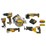 DeWALT 20V MAX Li-Ion Cordless 6-Tool Combo Kit