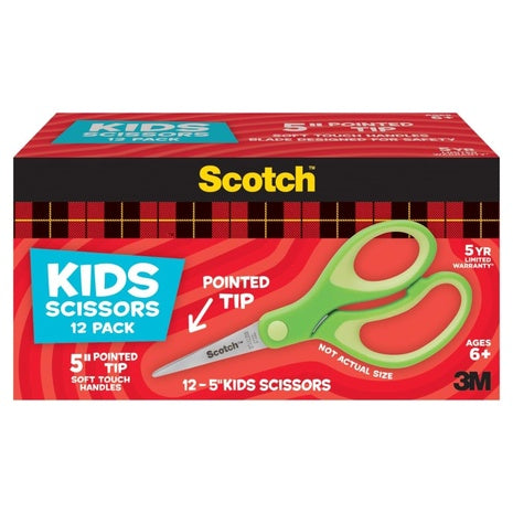 12-Pack Scotch Kids Scissors