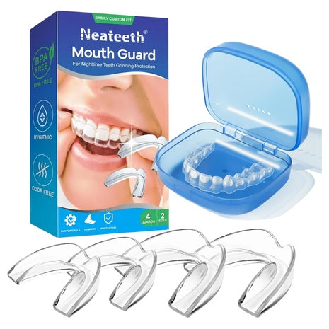 4-Pack Mouth Guard For Grinding Teeth At Night