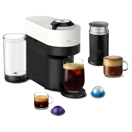 Breville Nespresso Vertuo Pop+ Coffee and Espresso Maker w/ Milk Frother