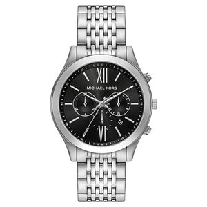 Michael Kors Men's Oversized Aspyn Silver Tone Watch