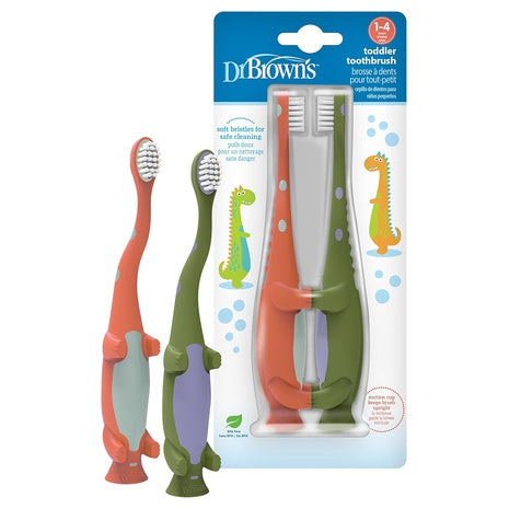 2-Pack Dr. Brown’s Toddler Toothbrushes
