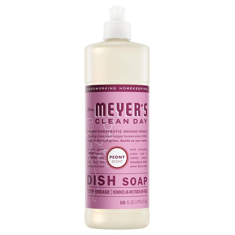 16-Oz Mrs. Meyer's Peony Scent Clean Day Liquid Dish Soap