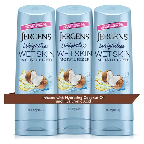 3-Pack Jergens Wet Skin Body Moisturizer