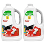 2 Bottles Shout Active Enzyme Laundry Stain Remover Refills (60oz)