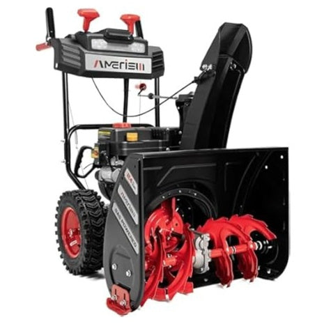 24" Amerisun Gas Snow Blower With 212cc 4-Cycle OHV Engine