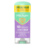 2  Mitchum Shower Fresh Antiperspirant Gel Sticks