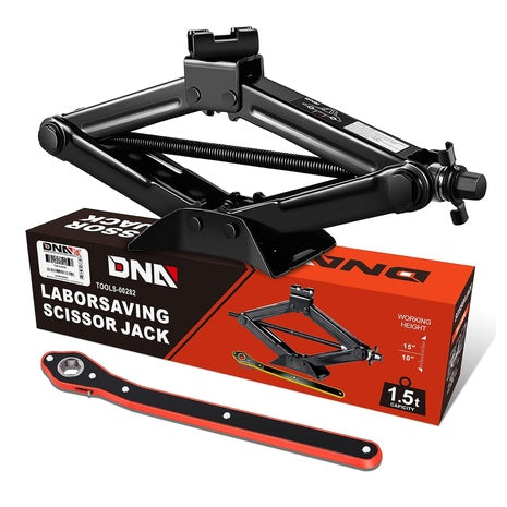 DNA Motoring 1.5 Ton (3,306 lbs) Scissor Lift Jack