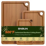 3-Piece Bamboo Cutting Board Set