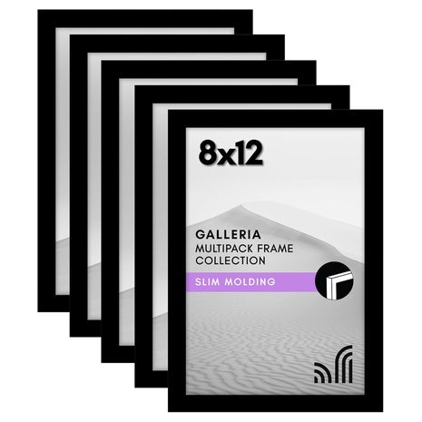 5-Pack Picture Frames (8”x12”)