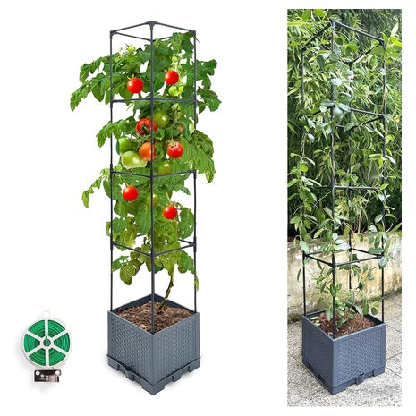 Sumloty 56" Self-Watering Raised Garden Bed Planter Box