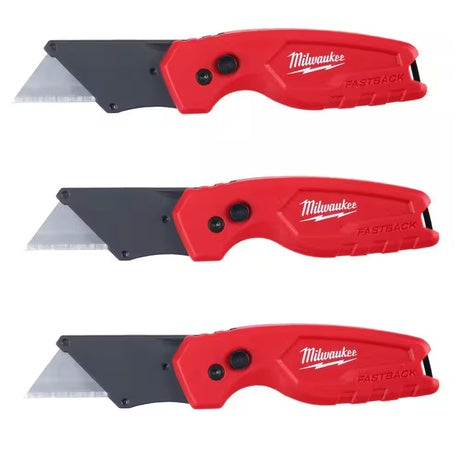 3-Pack Milwaukee Fastback Utility Knives