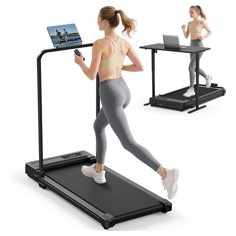 Portable Compact Folding Treadmills With Handle