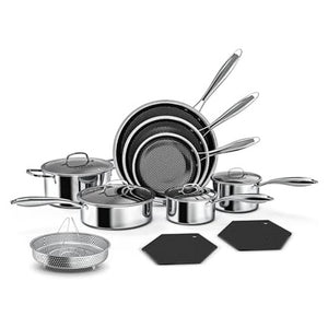 14-Piece Hybrid Nonstick Cookware Set