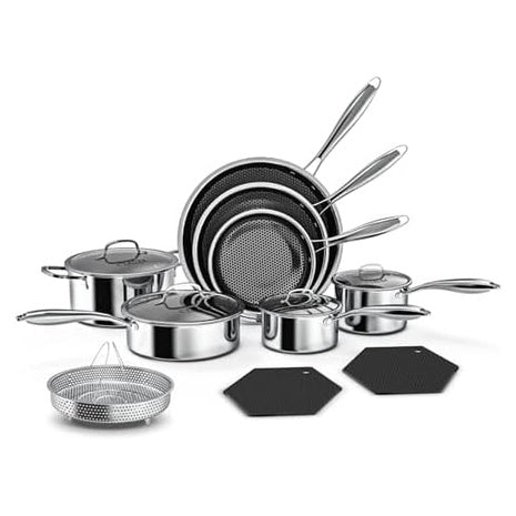 14-Piece Hybrid Nonstick Cookware Set