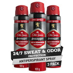 3 Old Spice Swagger Dry Spray Antiperspirant Deodorants