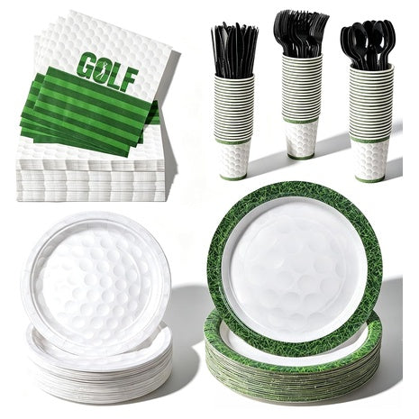 400-Piece Paper Dinnerware Set