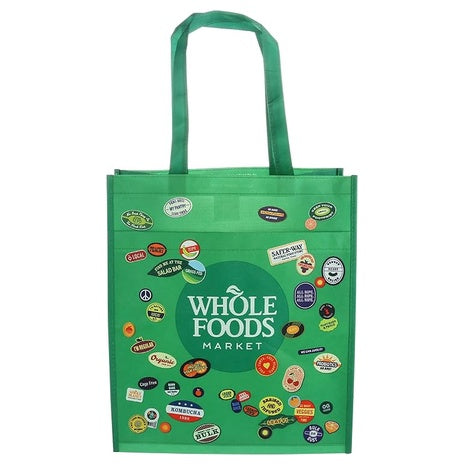6 Whole Foods Market Large Reusable Bags (7-Gallon)