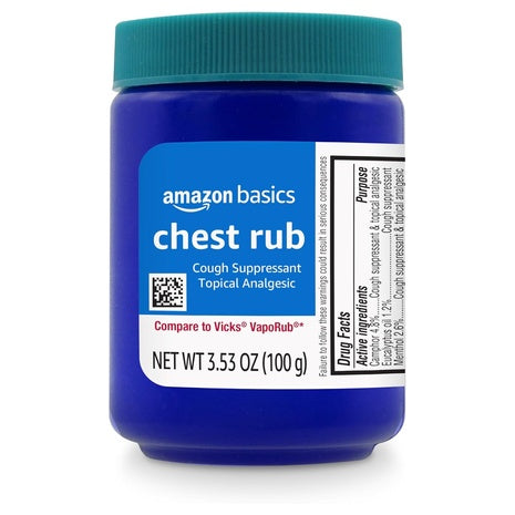 Amazon Basics Chest Rub Cough Suppressant