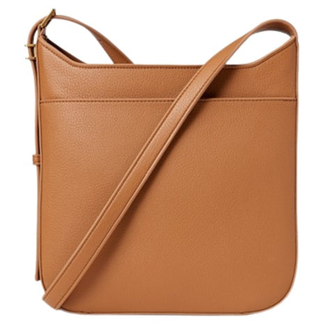 Amazon Essentials Women's Faux Leather Slim Crossbody Bag
