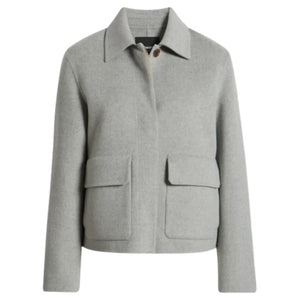 Theory Boxy Wool & Recycled Cashmere Jacket