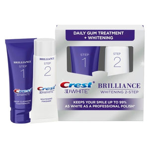 Crest 3D White Brilliance 2-Step Whitening Kit