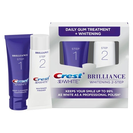 Crest 3D White Brilliance 2-Step Whitening Kit