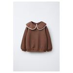 Girl's Peter Pan Collar Sweater