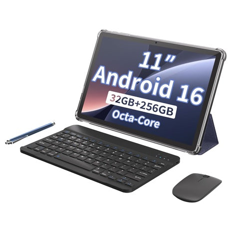 Juninke C5 11" 256GB Wi-Fi Android Tablet With Keyboard
