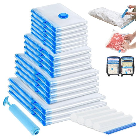 21 Vacuum Storage Bags with Pump