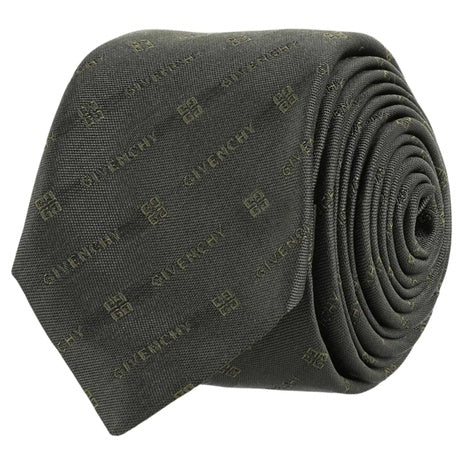 Diagonal Logo 100% Silk Tie