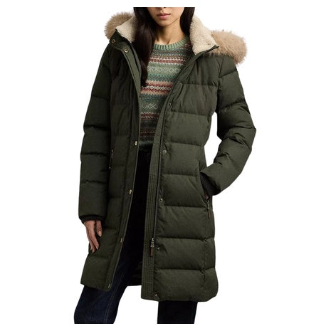 Ralph Lauren Women's Faux Fur Hooded Puffer Coat