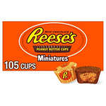 105 Reese's Miniatures Milk Chocolate Peanut Butter Cups (OU-D)