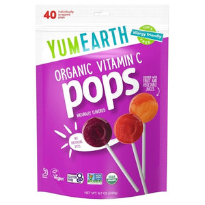 40 YumEarth Organic Vitamin C Pops Variety Pack