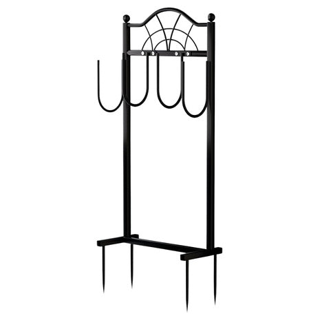 Shomextol Freestanding Metal Garden Hose Holder With 4 Spikes