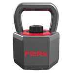FitRx SmartStack Wide Handle Adjustable Kettlebell (25-40 Lbs)