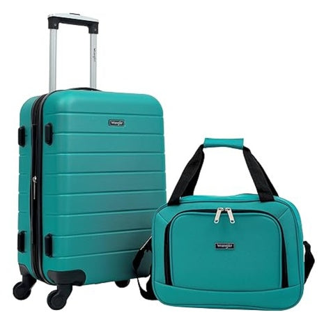 2-Piece Wrangler Luggage Set With Cup Holder And USB Port