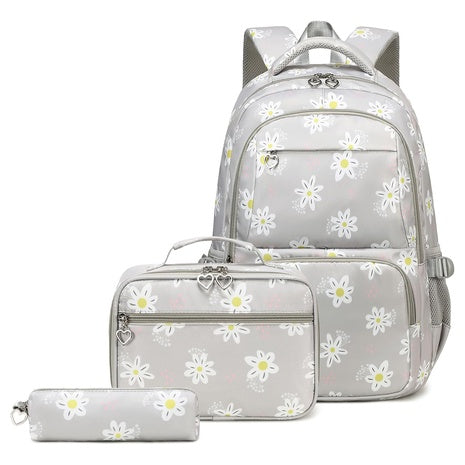 School Backpack with Lunch Box & Pencil Case