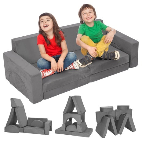 8 Piece Kids Modular Play Couch Set