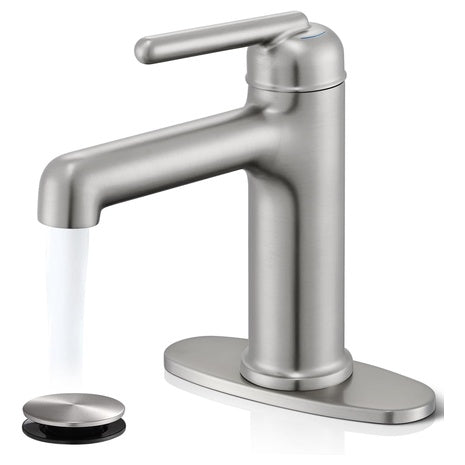 Bathroom Faucet with Pop-up Drain